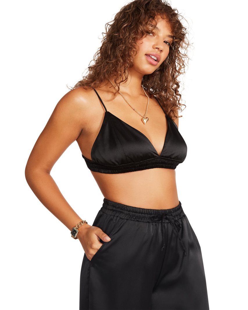 Black Steve Madden Pepper Women's Bras | PH 6570FIO